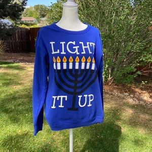 Hanukkah sweatshirt size medium